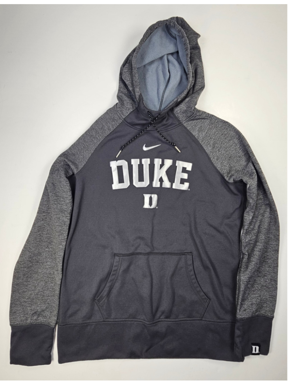 Nike Duke Blue Devils Therma-FIT Hoodie Men’s L Gray Pullover Basketball